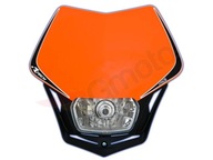 Lampa Racetech V-FACE pomarańczowy czarny