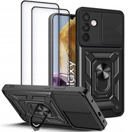 CAMSHIELD ETUI Z OSŁONĄ APARATU CASE COVER DO GALAXY M15 5G + 2-PAK SZKŁO