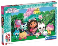 Puzzle KOCI DOMEK GABI 24 Elementy MAXI Clementoni dla Malucha 3+