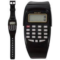 Kalkulator Zegarki dla mężczyzn Cyfrowy ekran LCD