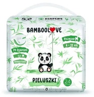 Bambusové plienky Bamboolove veľkosť. M (24 ks)