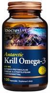 Doctor Life Olej z Kryla Antarctic Krill Oil 600mg Omega-3 120k Fosfolipidy