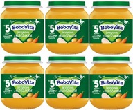 Bobovita Príkrm Zelenina s kuracím mäsom 6 x 125g