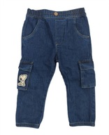 Marks&Spencer spodnie jeansowe jeansy 80/86 miękkie