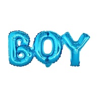 Balon niebieski BOY roczek BABYSHOWER urodziny