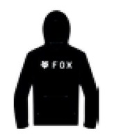 MIKINA S KAPUCŇOU FOX JUNIOR ABSOLUTE BLACK (YXL)
