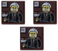 I567 Lego płytka 2x2 portret 87079pb0871 3x NOWE