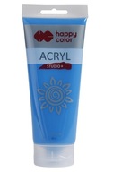 Farba akrylowa Happy Color Studio+ 200ml błękitny ceruleum