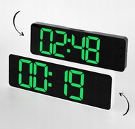 Nástenné hodiny Led clock 6629 čierne 32cm