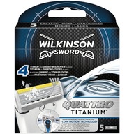 5x Wkłady Nożyki WILKINSON Quattro TITANIUM Core