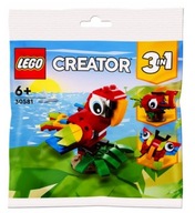 LEGO CREATOR TROPIKALNA PAPUGA 3w1 Polybag 30581