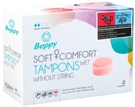 Beppy Soft+Comfort WET Tampóny bez šnúrky ŠPONGIA 2 ks