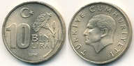 Turcja 10 Bin Lira - 1994r ... Monety