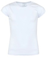podkoszulek dziecięcy dziewczęcy t-shirt bluzeczka BIAŁY 146/152