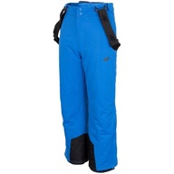 158cm Detské lyžiarske nohavice 4F modrá
