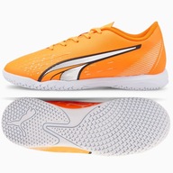 PUMA ULTRA PLAY IT JR (28) Buty Dziecięce Pomarańczowy Halówka