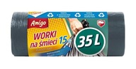 Gosia Amigo Worki Na Śmieci 35l 15szt Czarne 229..