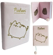 Plyšový diár s brmbolcom A5 96k Pusheen Pink Notes Mäkký