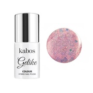 KABOS GELIKE LAKIER HYBRYDOWY GLITTER PEACH - 5ML RÓŻOWY BROKATOWY