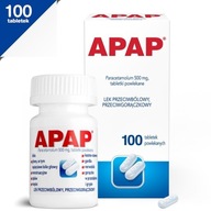 Apap 0,5 g, 100 tabletek