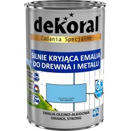 Emalia Olejno-Alkidowa do Drewna i Metalu Lazurowy Jasny- 0.9L