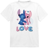 KOSZULKA DZIECIĘCA T-SHIRT DLA DZIECKA STITCH 128 PREZENT JAKOŚĆ