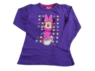 Bluzka Disney Minnie Mouse 128 fioletowa