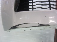 BMW 3 F30 front bumper front m-packet white A300 ALPINWEISS 51118067951