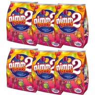 Pakiet 6szt NIMM2 Lizaki z sokiem owocowym 80g 8sz