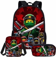 Torba szkolna Ninjago 3-częściowy zestaw