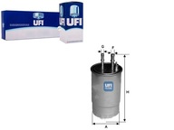 UFI 24.ONE.01 Palivový filter