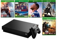 ZESTAW Xbox One X 1 TB CZARNY + PAD + 5 GIER