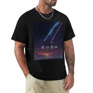 Your Name / Kimi No Na Wa Chłopięca zwykła bawełniana koszulka unisex, 5XL