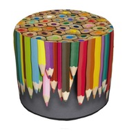 Pufa Bertoni Walec GR Crayons - 40x40 cm