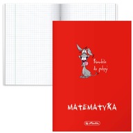 Zošit A5 60k kockovaný matematika predmetný obal fólie PP HERLITZ