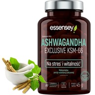 ASHWAGANDHA PREMIUM KSM-66 EKSTRAKT Z KORZENIA MAX PORCJA STRES SEN RELAKS