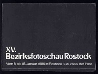 XV. Bezirksfotoschau Rostock 1986