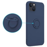Etui Silicon Ring do Samsung S21 5G niebieski