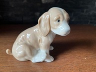 Pies porcelanowa figurka John Buck Japonia