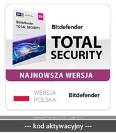 Bitdefender Total Security 5PC / 2Lata NOWA