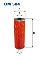 Filtron OM 504 Olejový filter