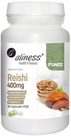 ALINESS Fungi REISHI EKSTRAKT 400mg GRZYBY WITALNE Synteza cytokin Krążenie