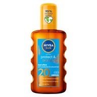 NIVEA SUN PROTECT&BRONZE Olej opaľovací sprej filter SPF20 200ml