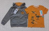 5.10.15 NOWA bluza i t-shirt kolekcja dinozaury r. 116/122