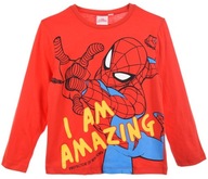 Bawełniana bluzka dla chłopca Spider-man Marvel r .104 cm