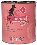 Mokra karma dla psów Dogz Finefood Classic - WOŁOWINA 800g