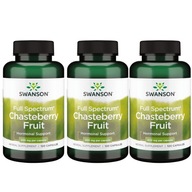 3x Swanson Full Spectrum Chasteberry Fruit 120 kapsúl