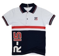 BLUZKA polo R-15 VIP r 8 - 122/128 cm WHITE