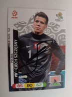 Karta panini autograf Polska Euro 2012 Wojciech Szczęsny