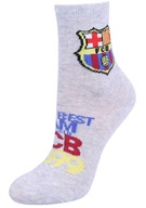 Sivé ponožky chlapčenské FC BARCELONA 23-26 EU